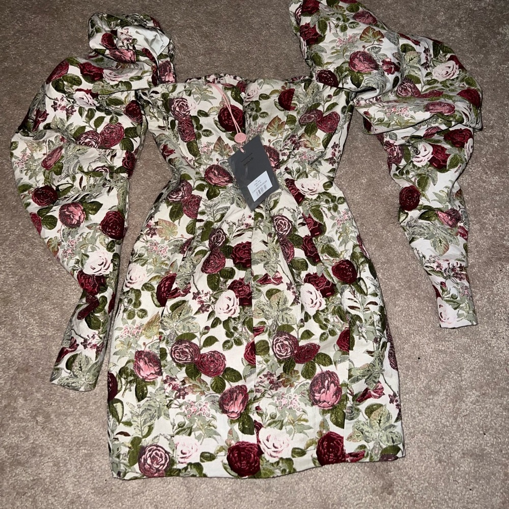 House of CB Floral Dress Size Medium